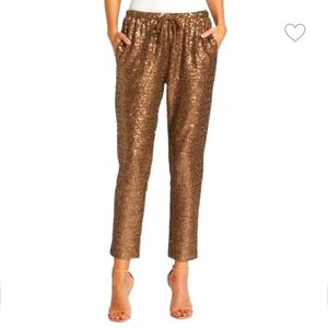 Splendid Sequin Pants with Pockets *MSRP $178* Sz M - NWT